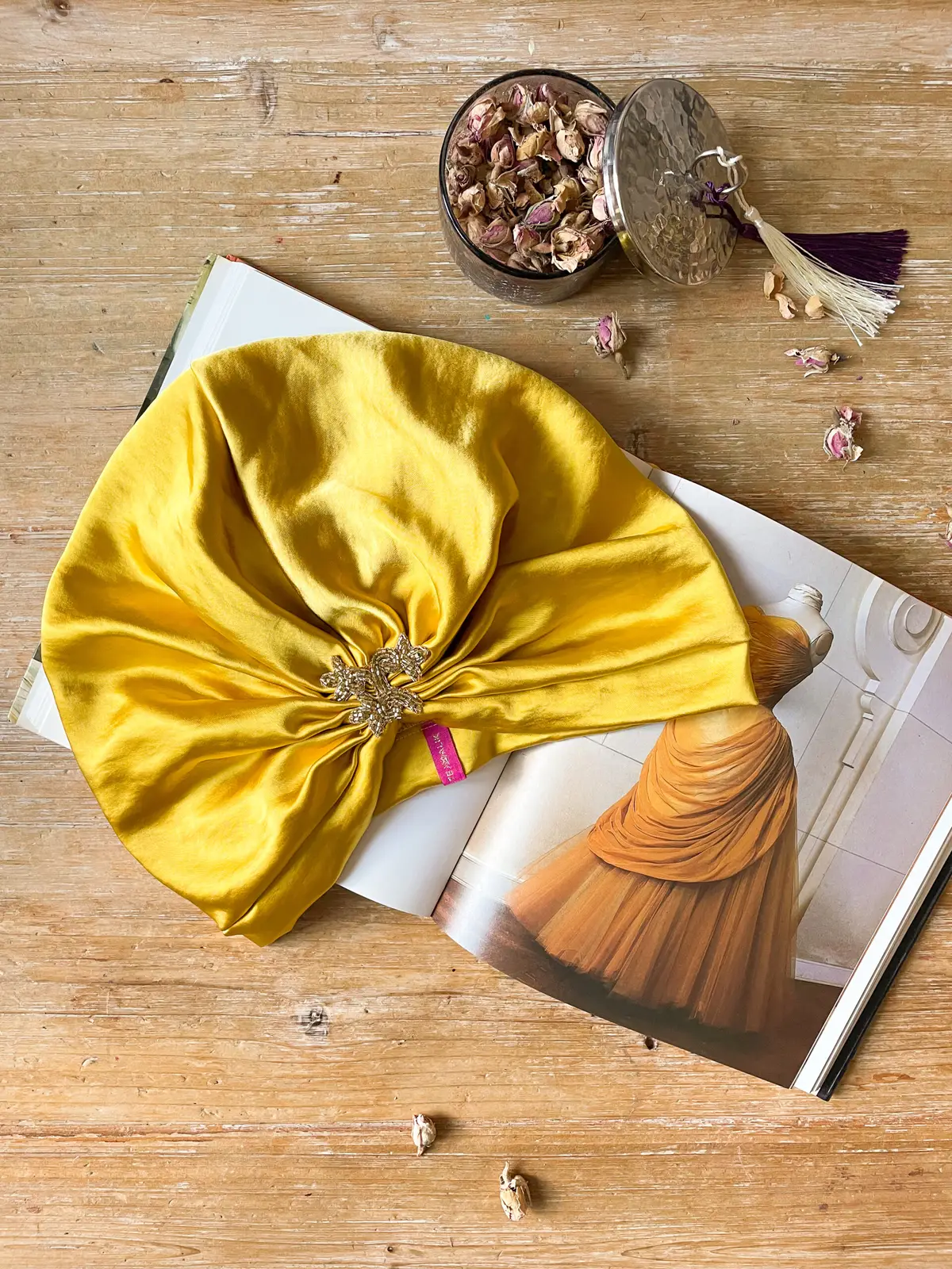 TURBAN AISHWARYA - Moutarde