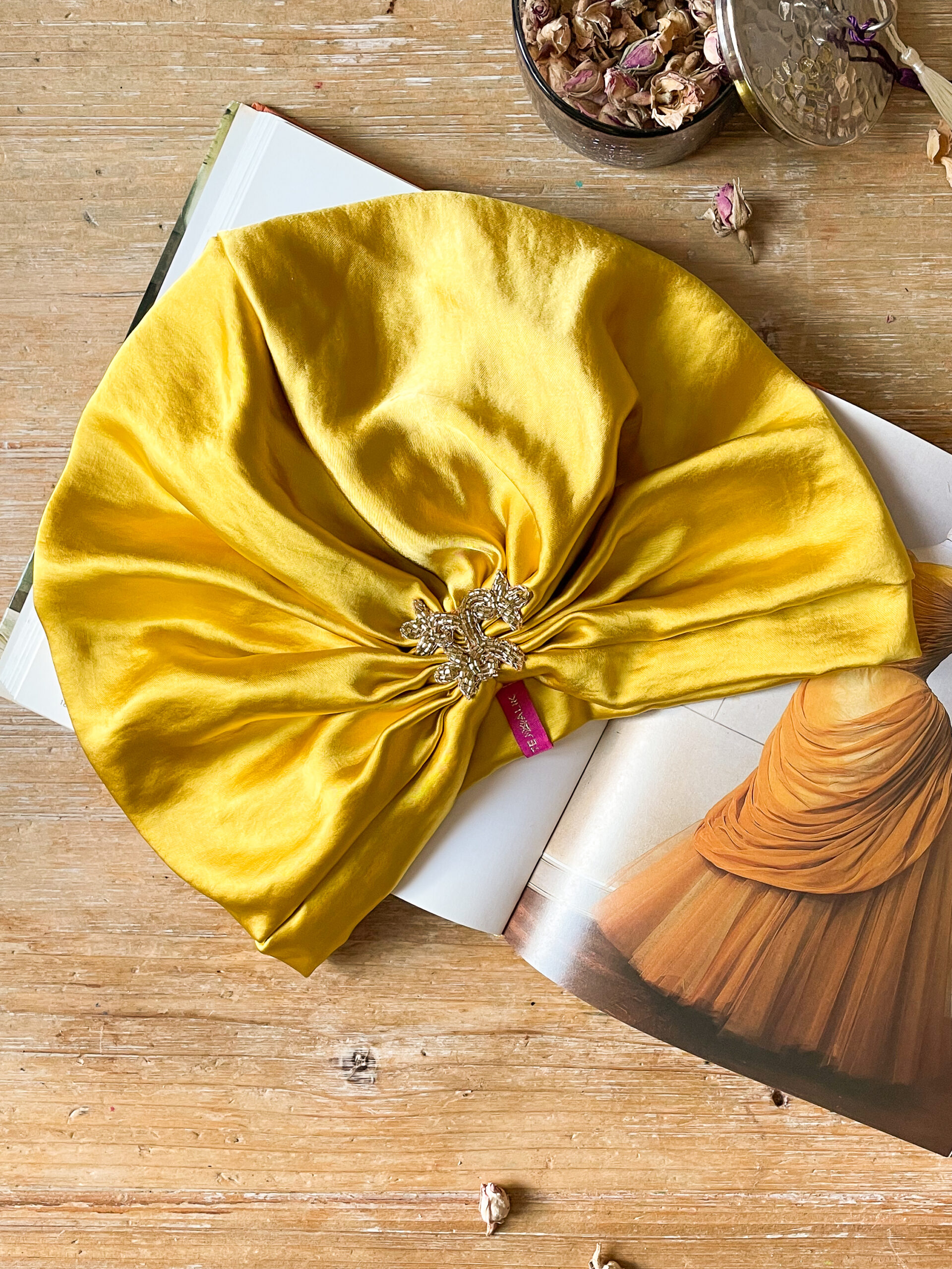 TURBAN AISHWARYA - Moutarde