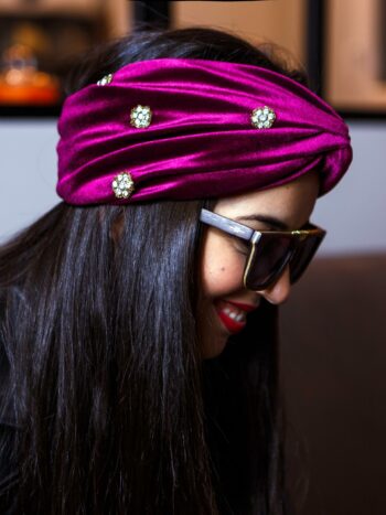 Bandeau velours - Warda