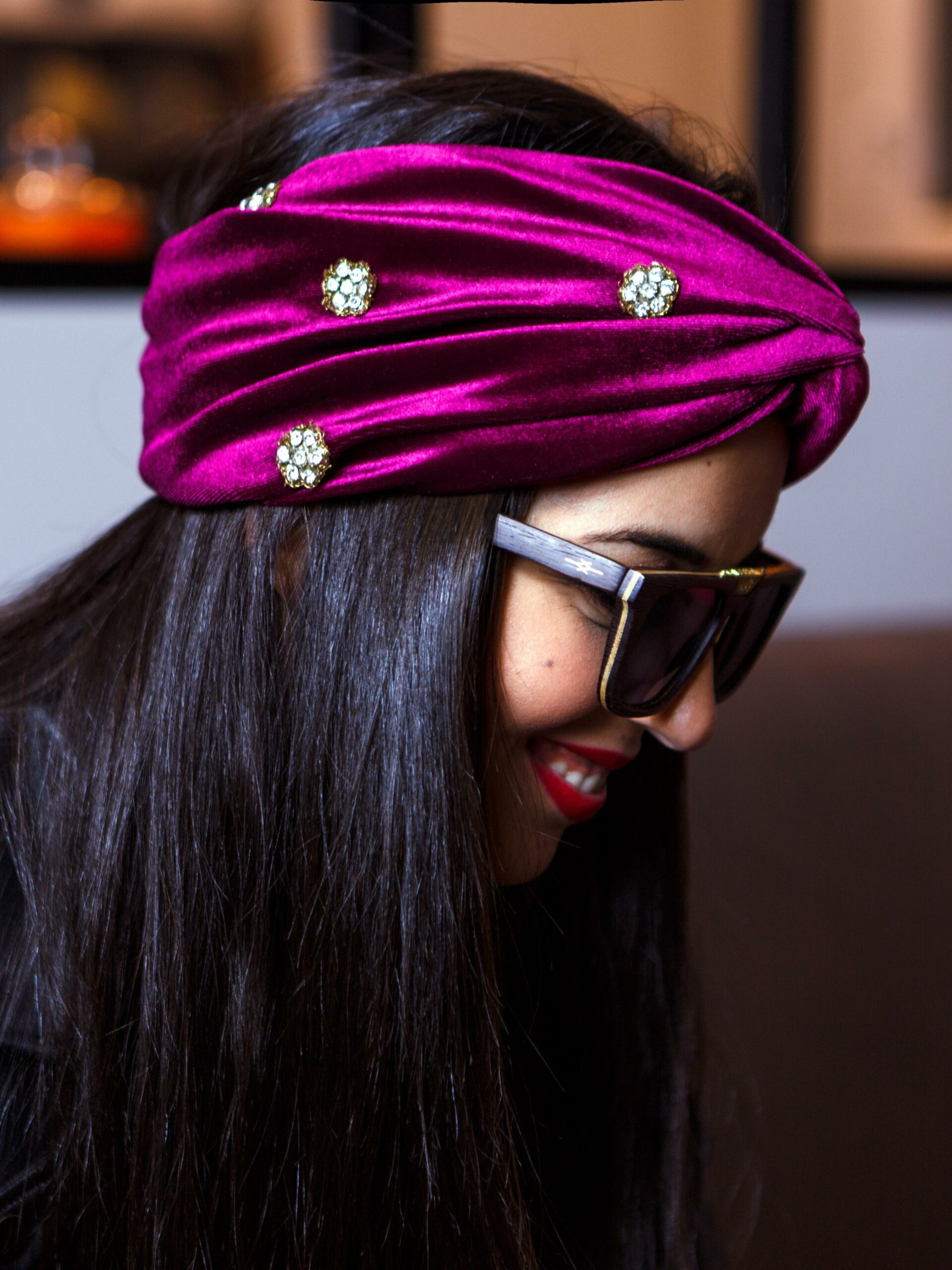 Bandeau velours - Warda