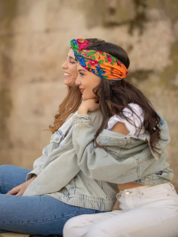 Bandeau fleuri réversible - FOUNA