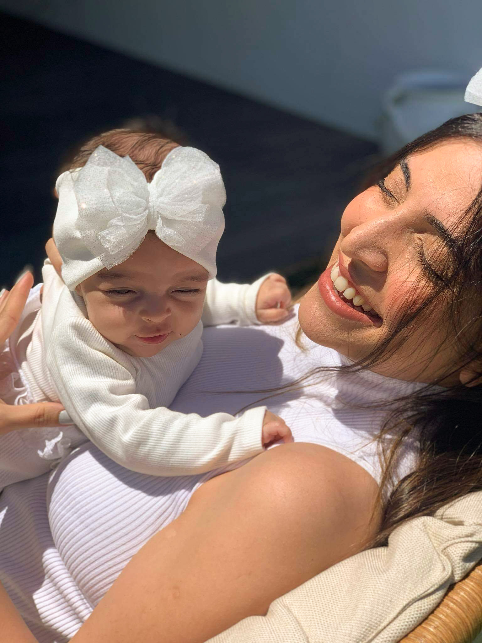 Bandeau bébé Cendrillon – Tulle Blanc – Image 4