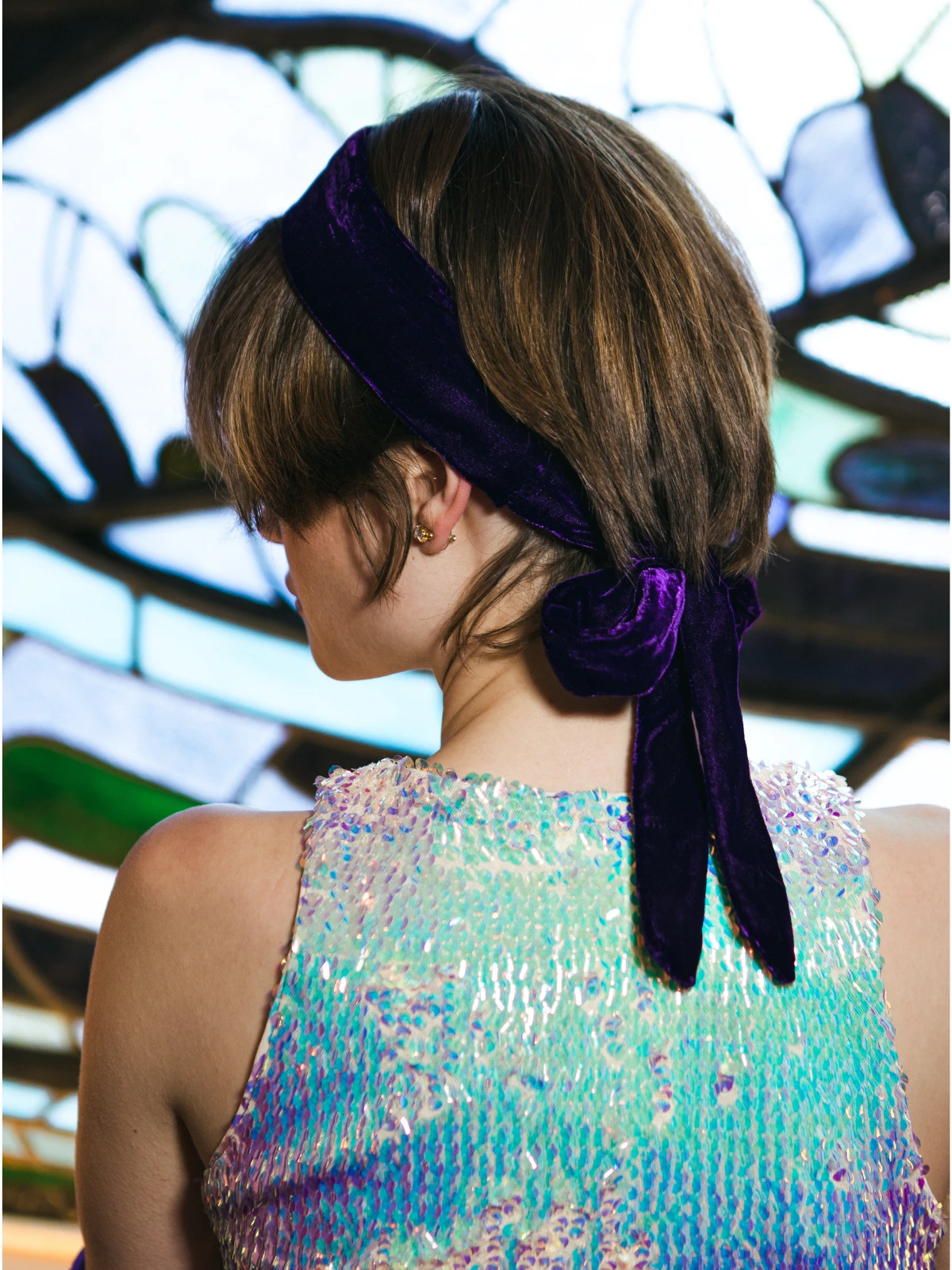 BARDOT - Bandeau violet