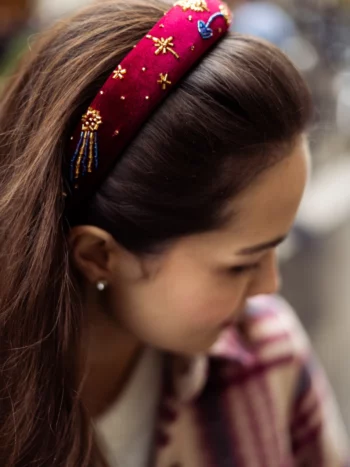 serre-tête bordeaux