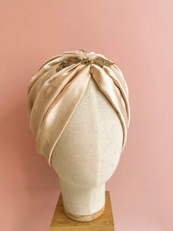 TURBAN AL FARIDA - Satin Beige