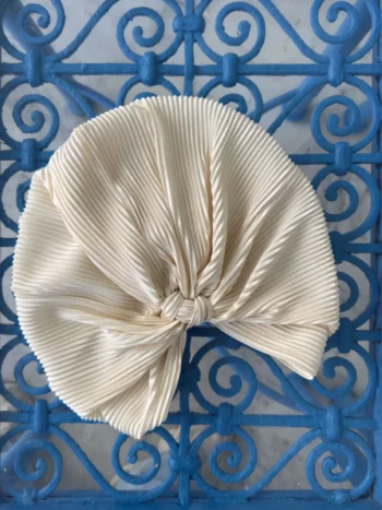 Turban blanc cassé - Fayza