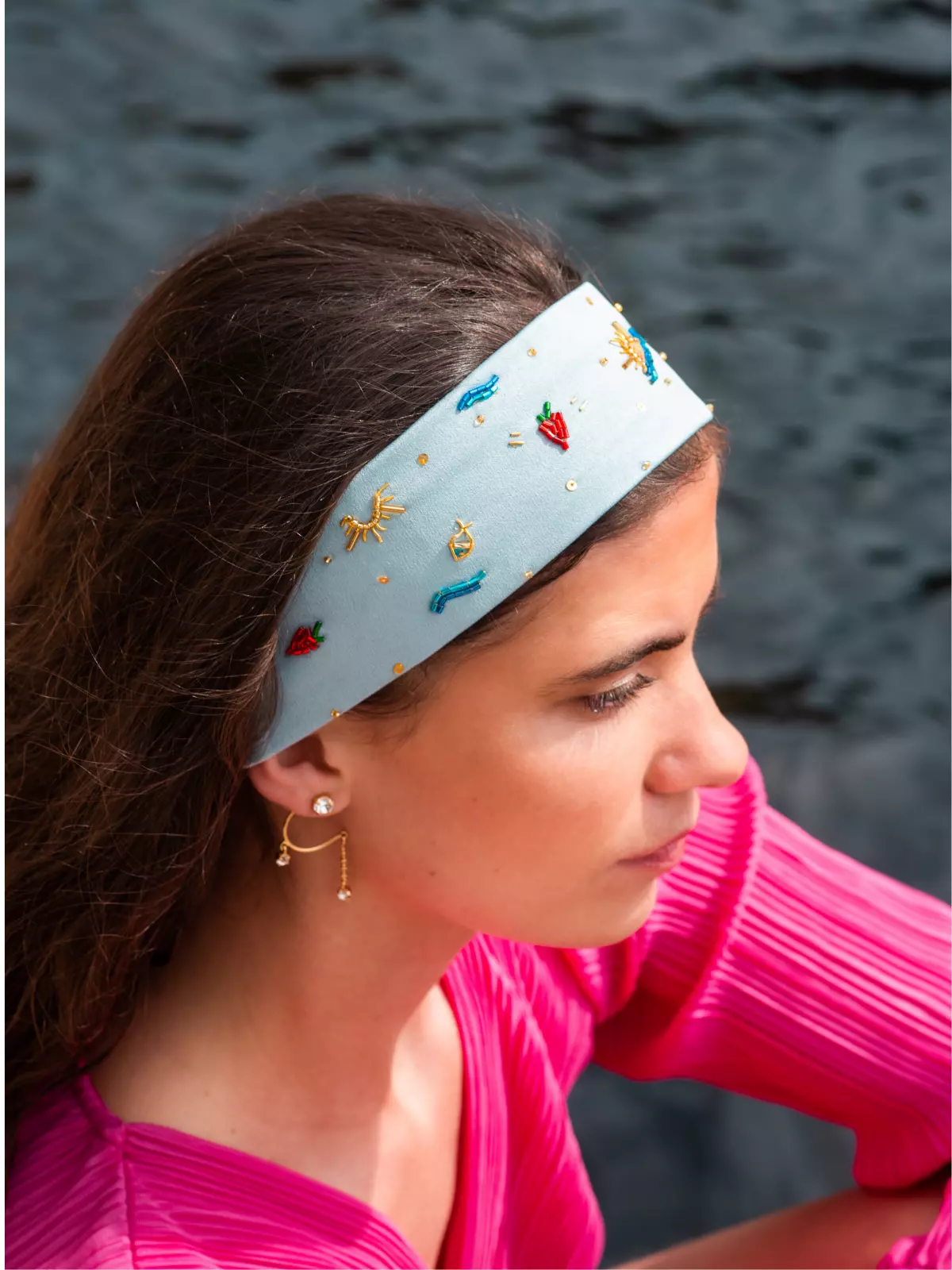Headband cheveux tendance coiffures été
