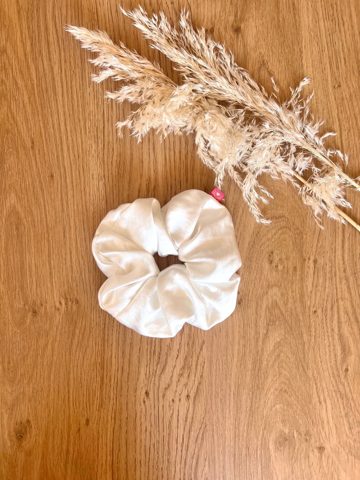 Chouchou satin blanc - CHOU