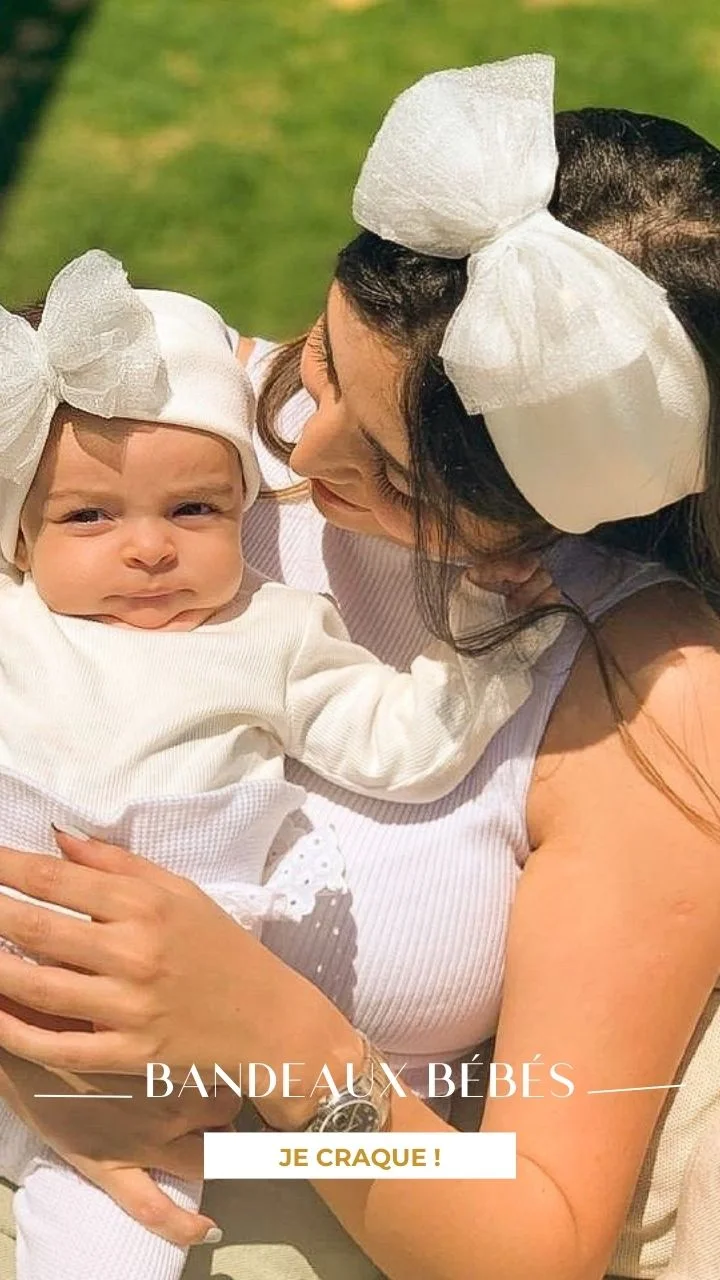 bandeau noeud bébé