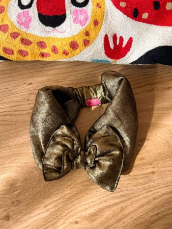 bandeau noeud bébé bronze